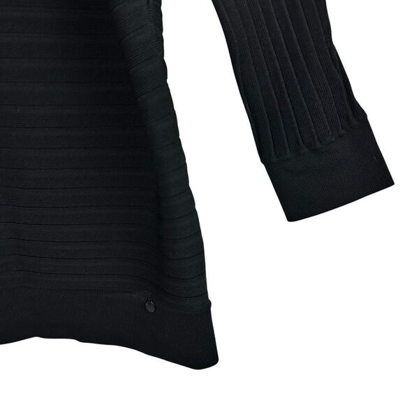 Adolfo Dominguez Women's Medium Black Ribbed Sweater - Picture 6 of 9